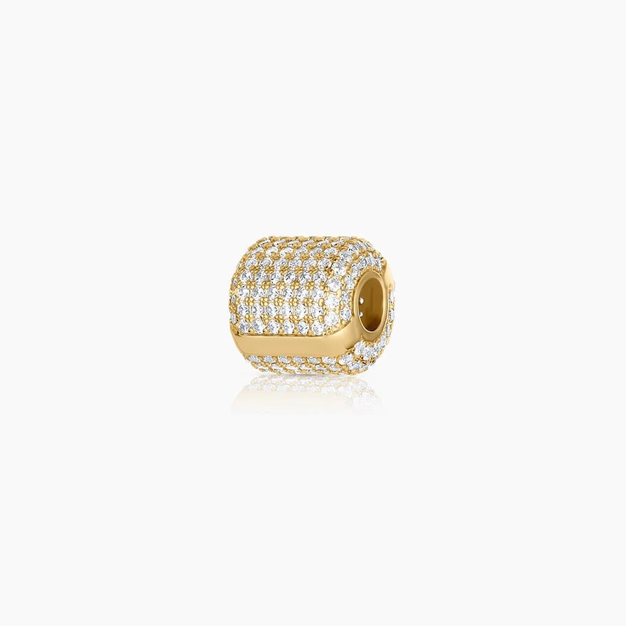 Celine Pavé Silk Cord Necklace - obligato