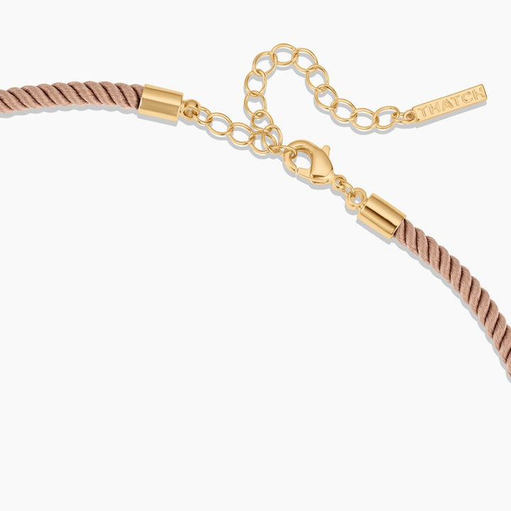 Celine Pavé Silk Cord Necklace - obligato