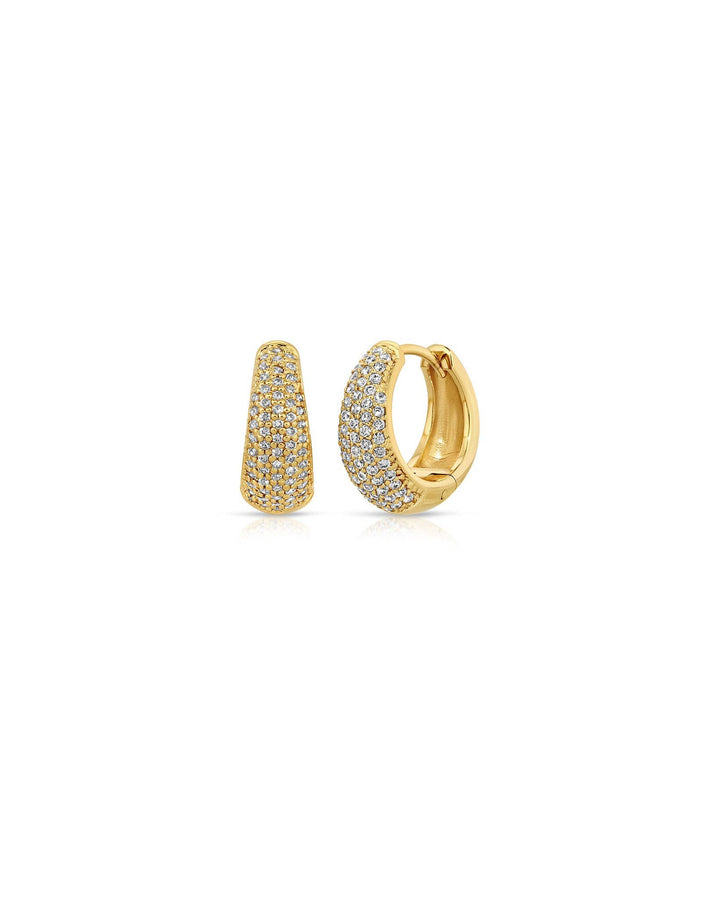 Chantel 14K Gold Plated Huggie Earrings - obligato