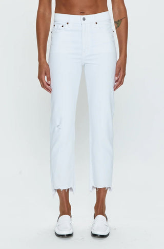 Charlie High Rise Straight - White Vintage - obligato