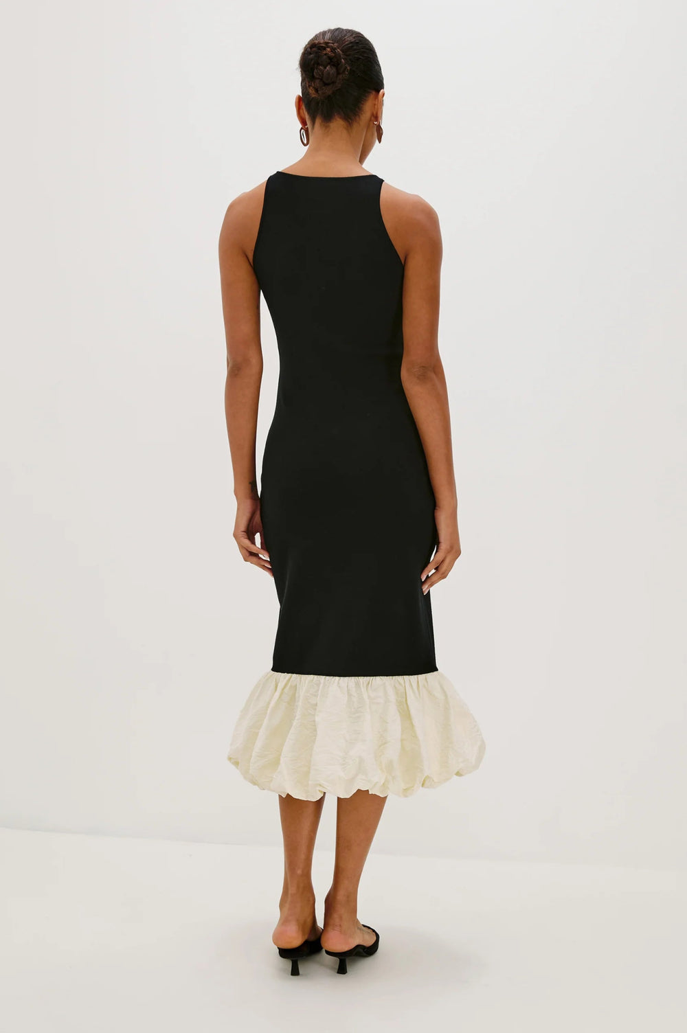 Cheryl Dress in Black/Ivory - obligato