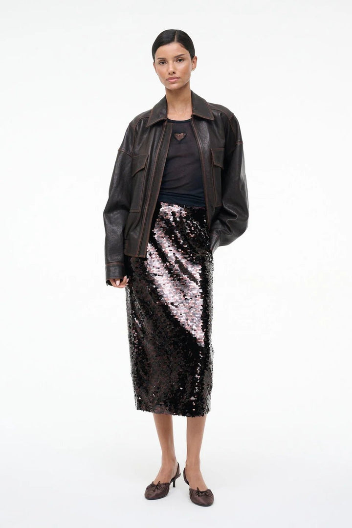 Ciara Skirt in Espresso Black - obligato