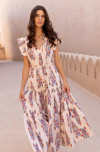 Cinched Flirty Maxi in Sanford - obligato