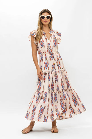 Cinched Flirty Maxi in Sanford - obligato