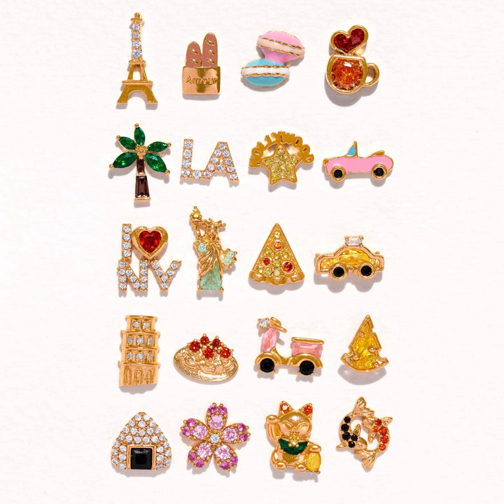 City of Angels Stud Set: Gold - obligato