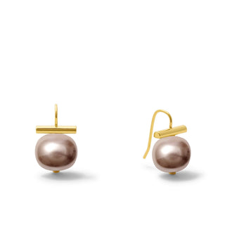 Classic Forever Fave Pebble Pearls Earrings~ Medium: White - obligato