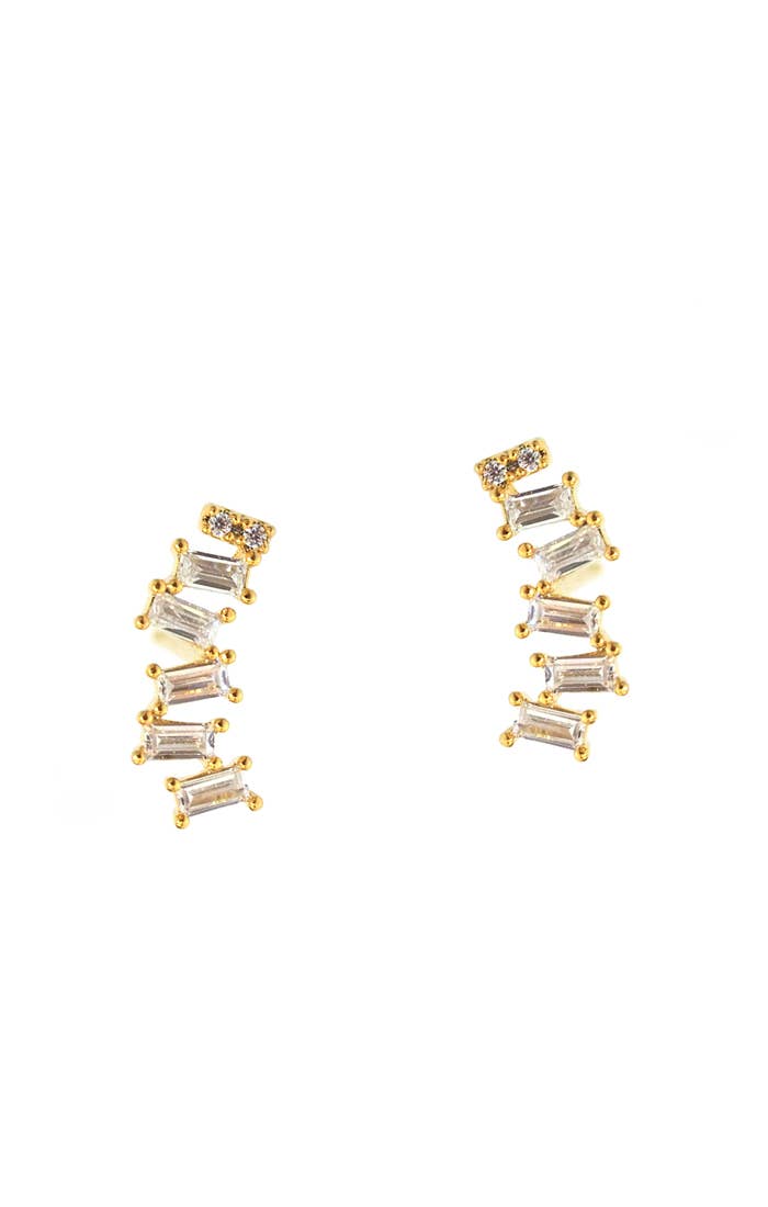 Climbers with CZ Accents: Clear - obligato