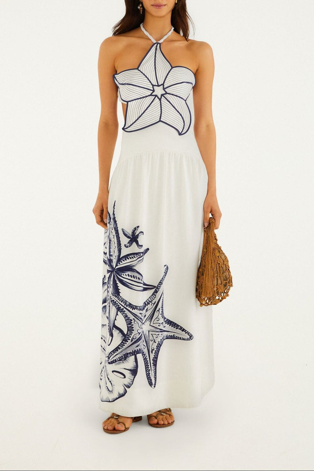 COAST STARS OFF - WHITE MAXI DRESS - obligato