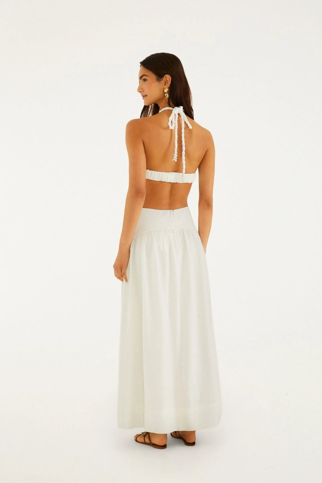 COAST STARS OFF - WHITE MAXI DRESS - obligato