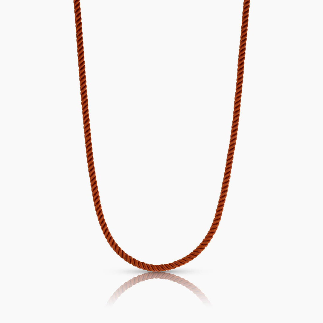 Coco Sienna Silk Cord Necklace - obligato