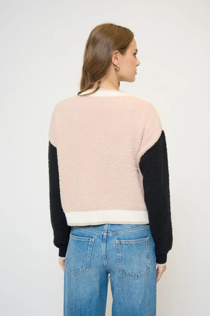 Colin Cropped Terrycloth Cardigan - obligato