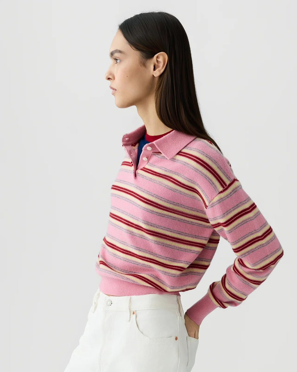 Collegiate Stripe Polo - obligato