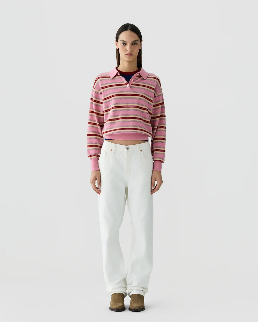 Collegiate Stripe Polo - obligato