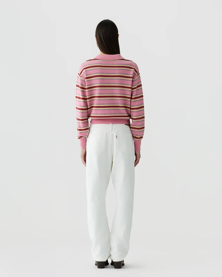 Collegiate Stripe Polo - obligato