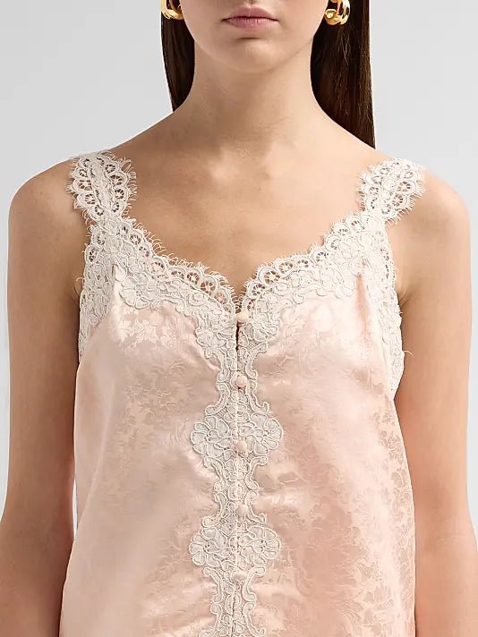 Collins Jacquard Camisole Light Peach - obligato