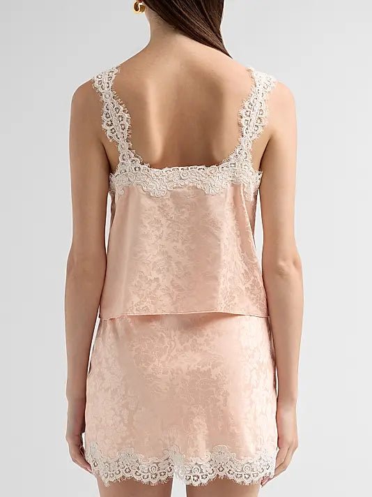 Collins Jacquard Camisole Light Peach - obligato