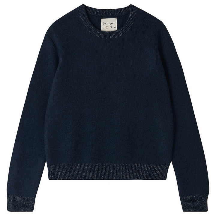 Contrast Lurex Rib Sweater - obligato