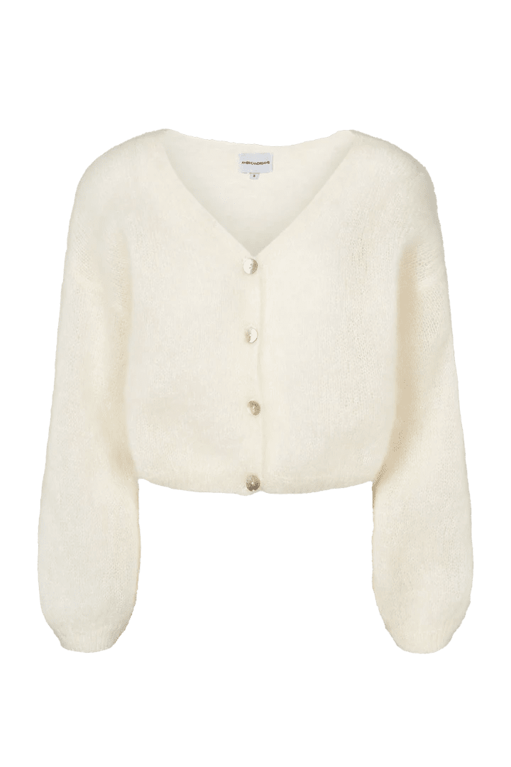 Corneila Cropped Pullover in White - obligato