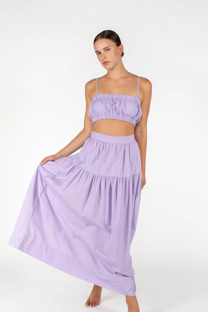 Cosetta Crop Top in Lotus - obligato