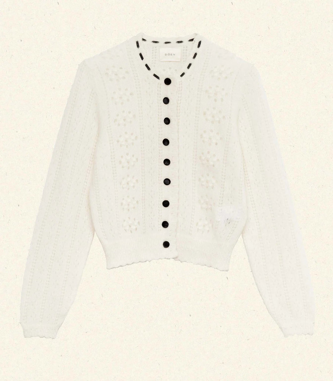 Cosette Cardigan in Ivory - obligato