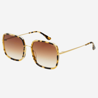 Cosmo Acetate Womens Square Sunglasses: Milky Tortoise - obligato