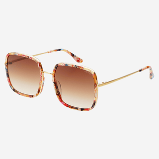 Cosmo Acetate Womens Square Sunglasses : Rose Tortoise - obligato