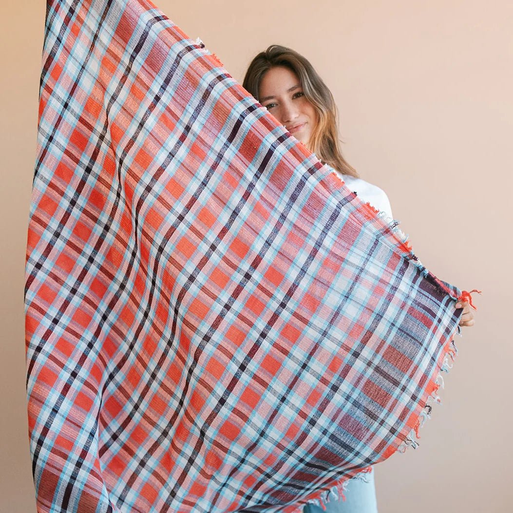 Cowboy Scarf in Ansell Ruby - obligato