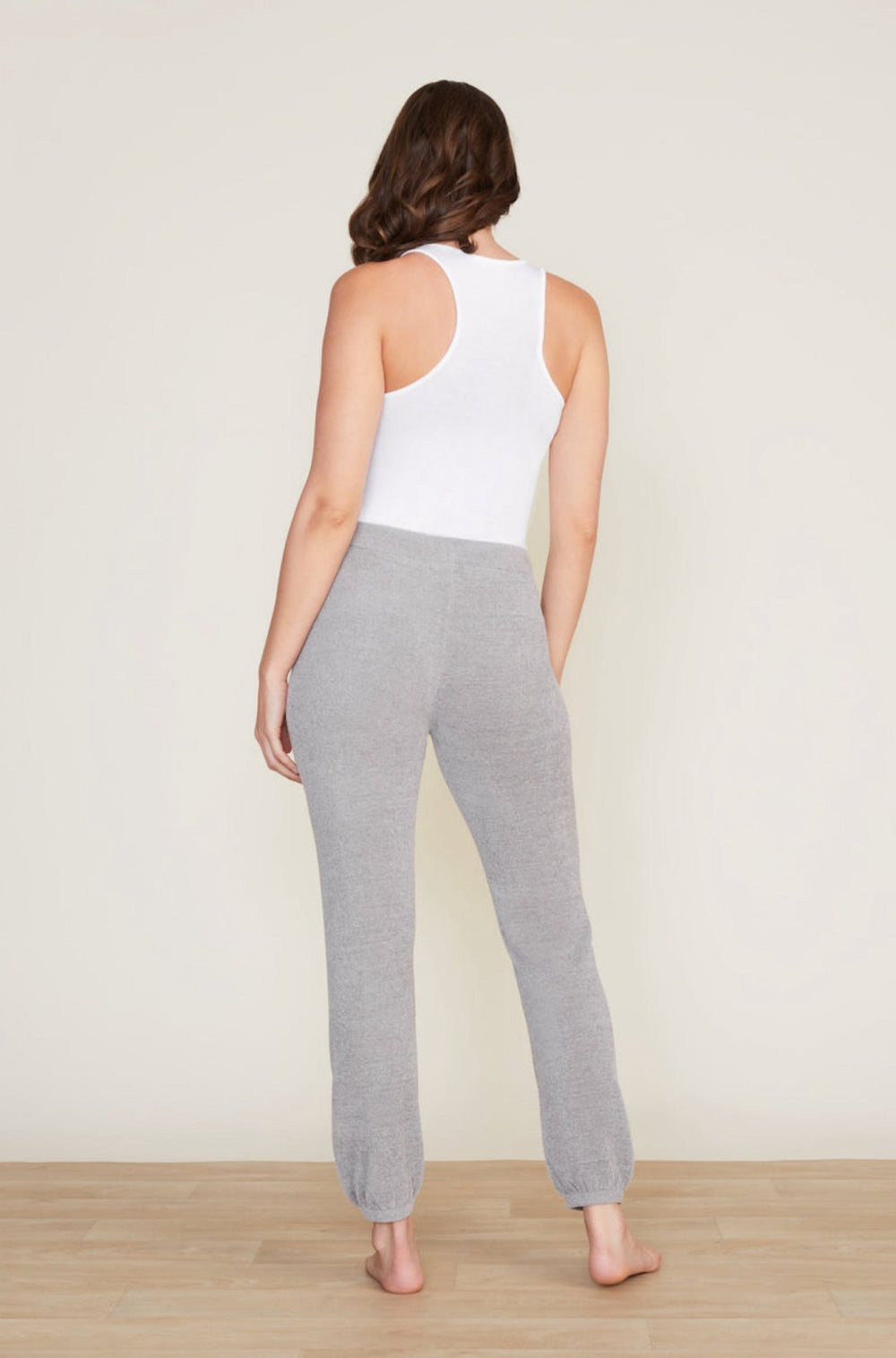 Cozy Chic Ultra Lite Track Pant in Dove Gray - obligato