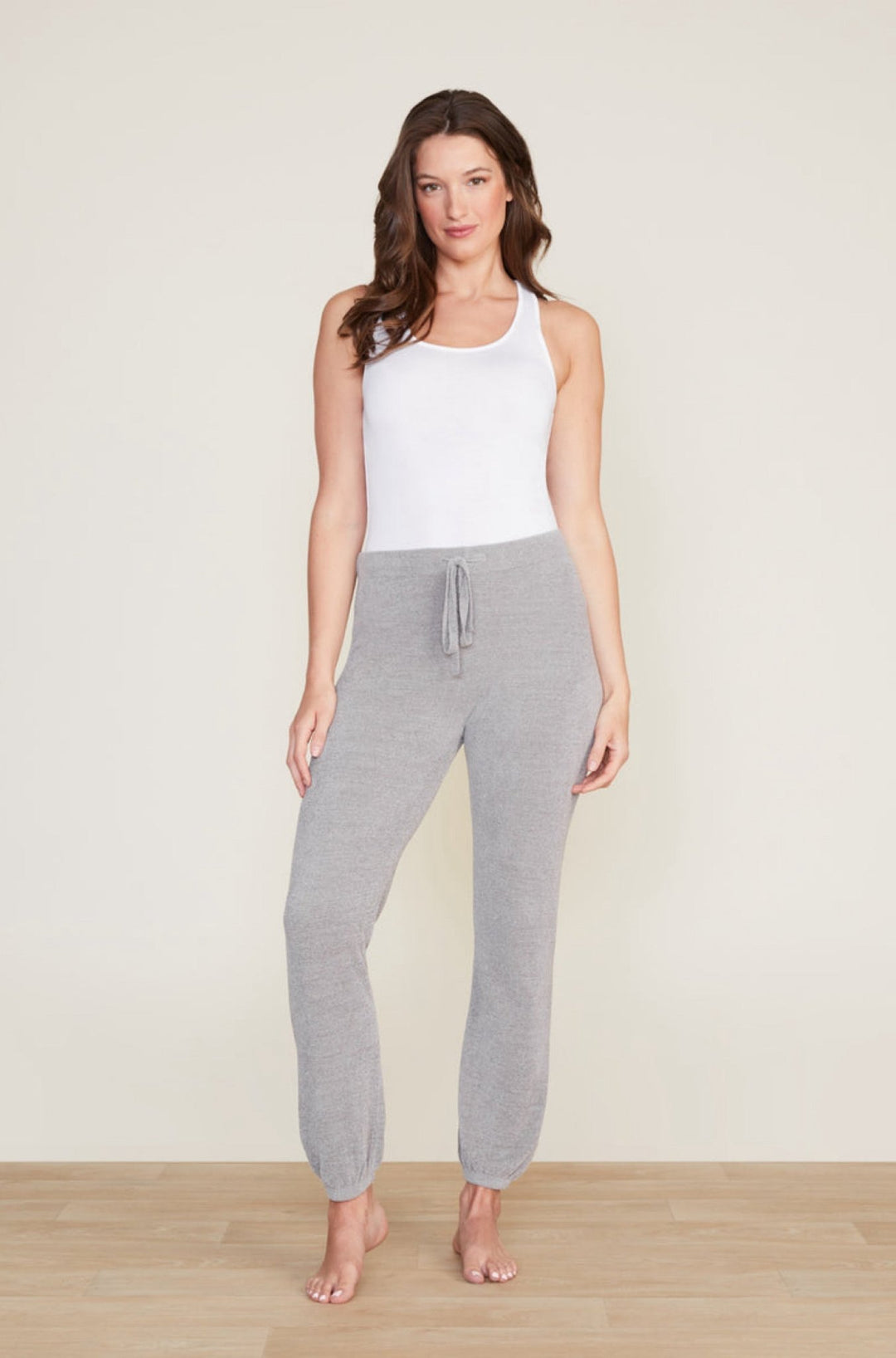 Cozy Chic Ultra Lite Track Pant in Dove Gray - obligato