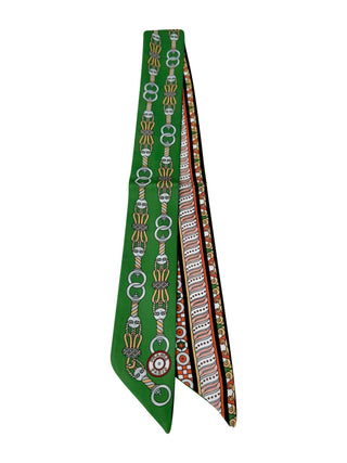 Create your own Scarf Neck - Green Chain Link - S14: Black Sun - obligato