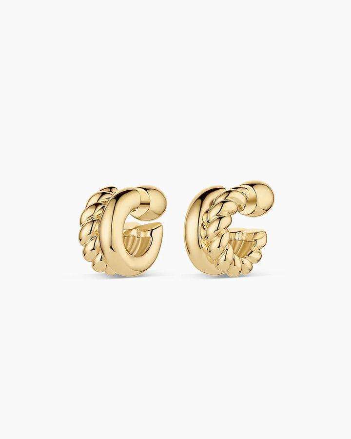 Crew Stacked Huggies in Gold - obligato