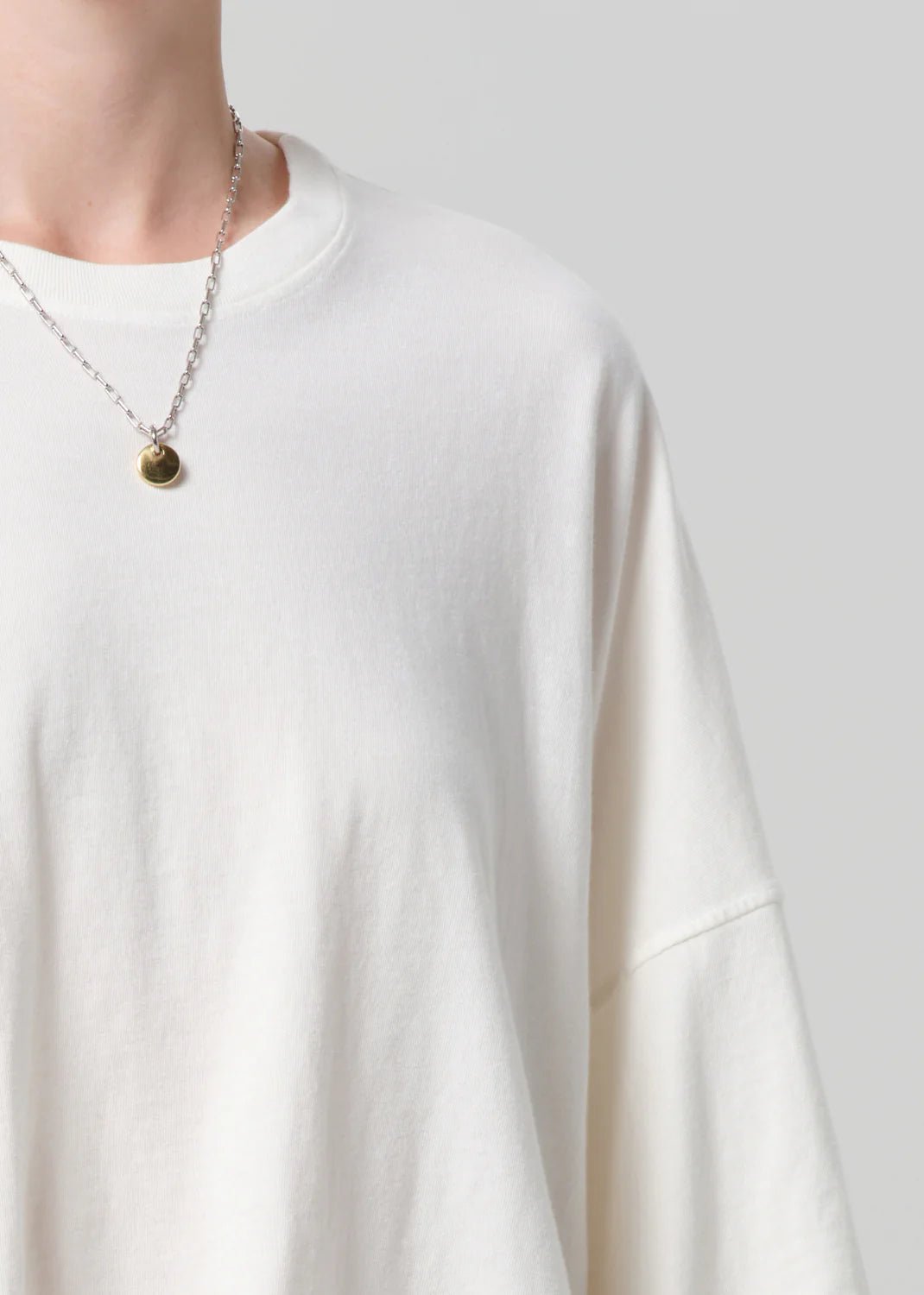 Crop Cape Tee in Pashmina - obligato