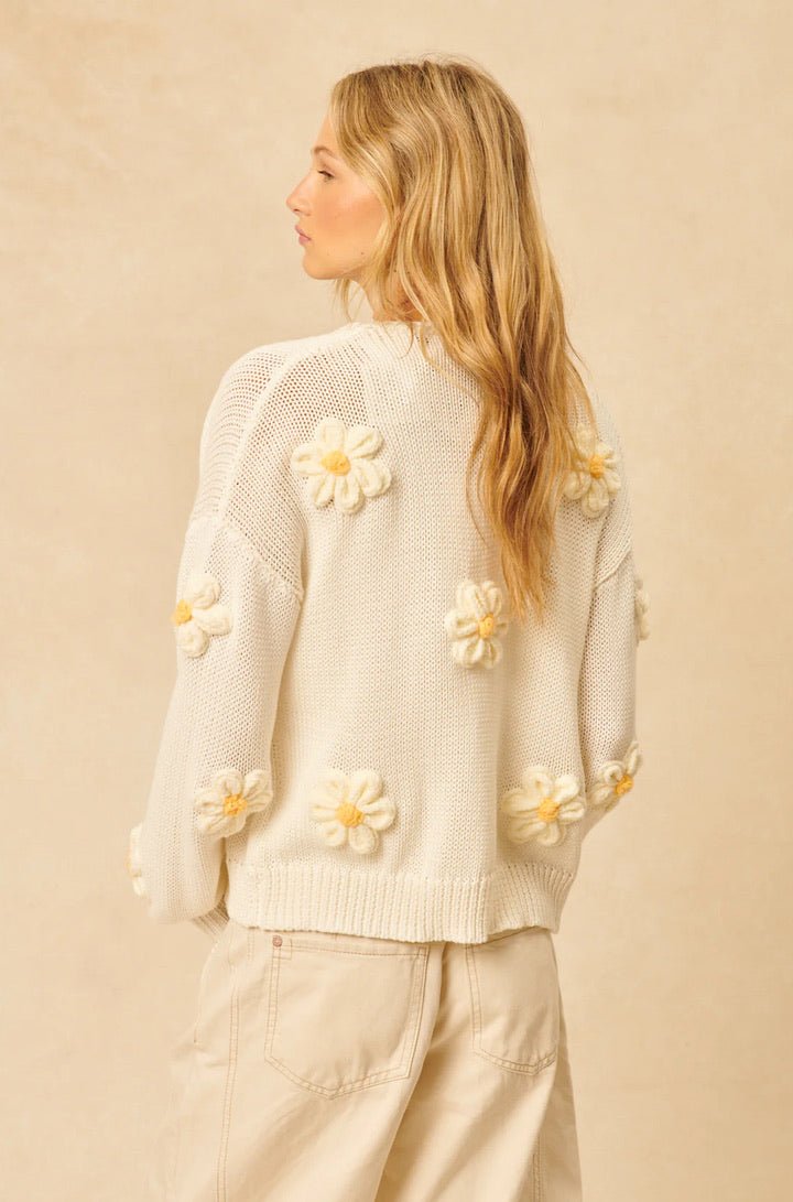Cruz Cardigan in Daisy - obligato