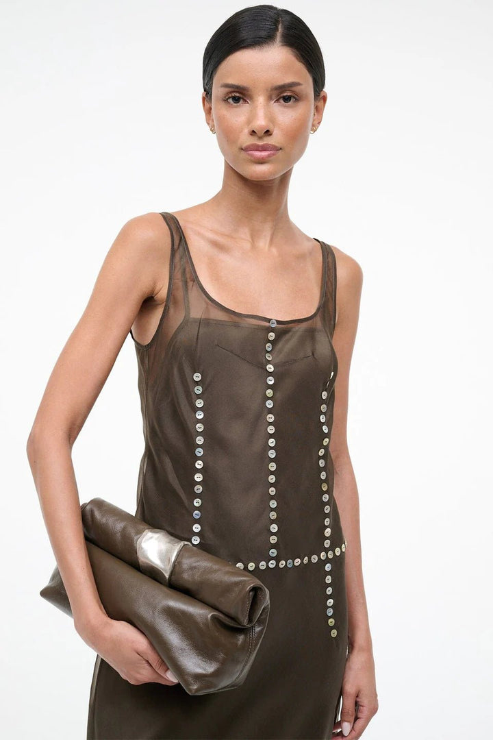 Cuff Clutch in Truffle - obligato