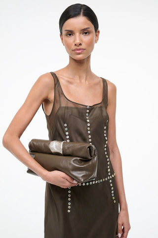 Cuff Clutch in Truffle - obligato