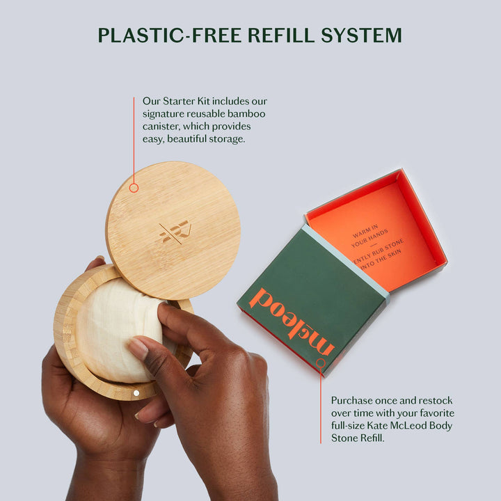 Daily Stone | Deep Moisturizing Lotion Bar: Starter Kit (3.5 oz) - obligato