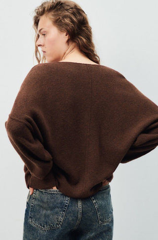 Damsville Sweater in Brownie - obligato