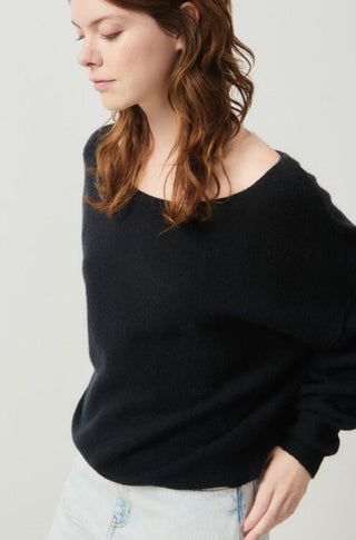 Damsville Sweater in Noir - obligato