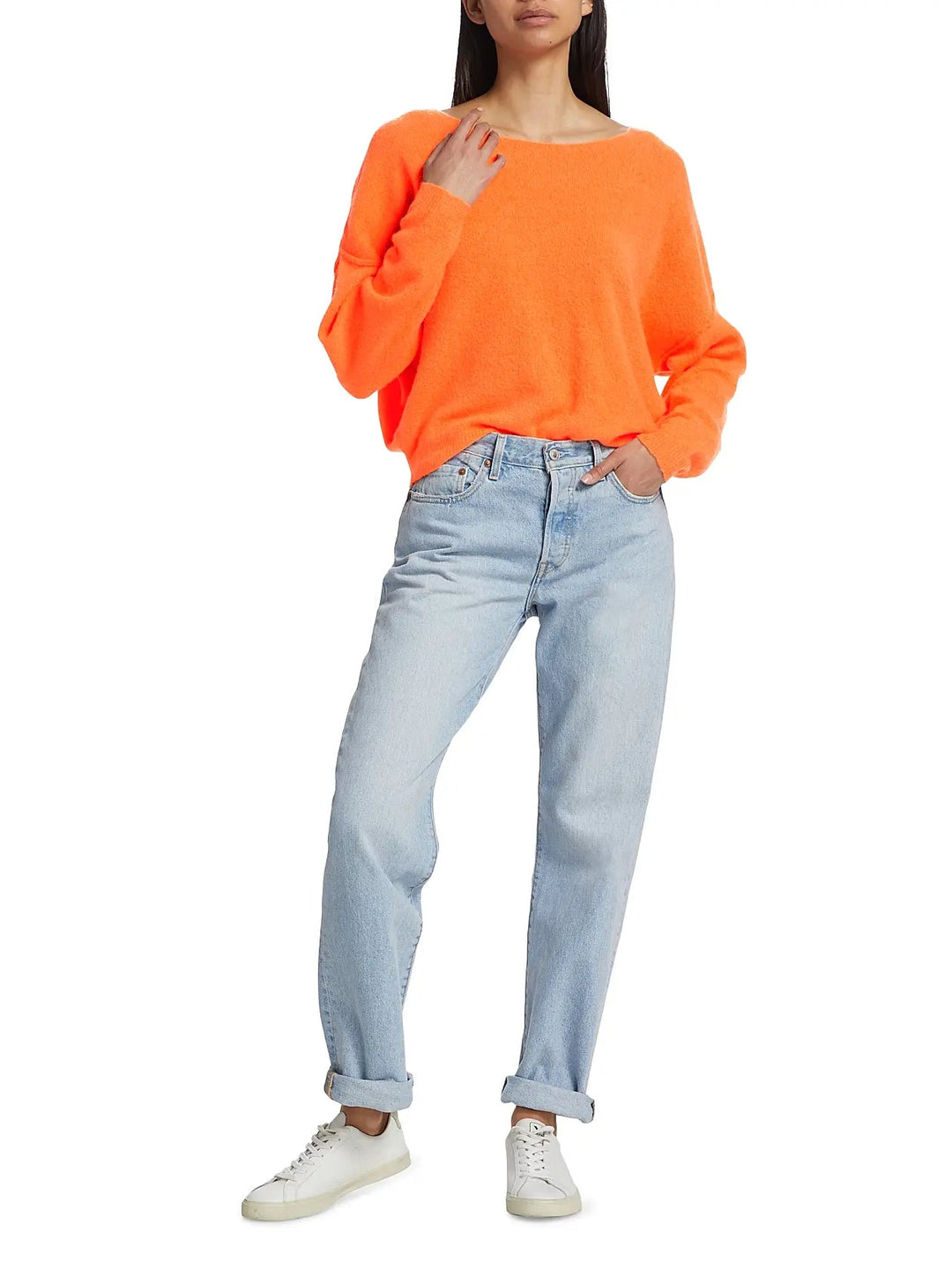 Damsville Sweater in Orange - obligato