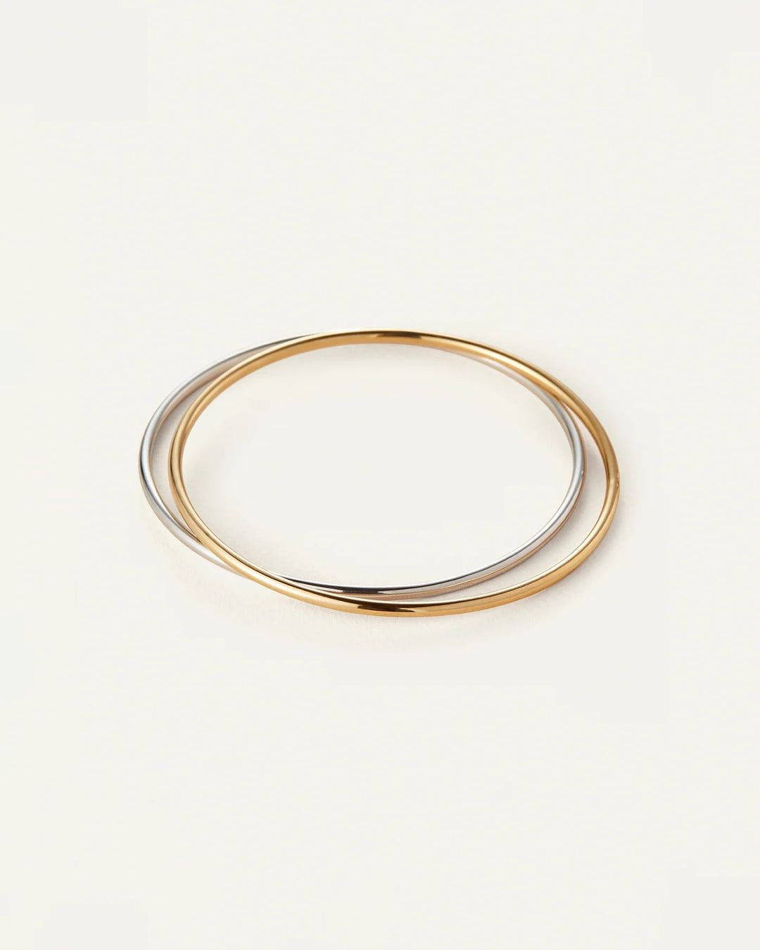 Dane Bangle Set 2 pack in gold/silver - obligato