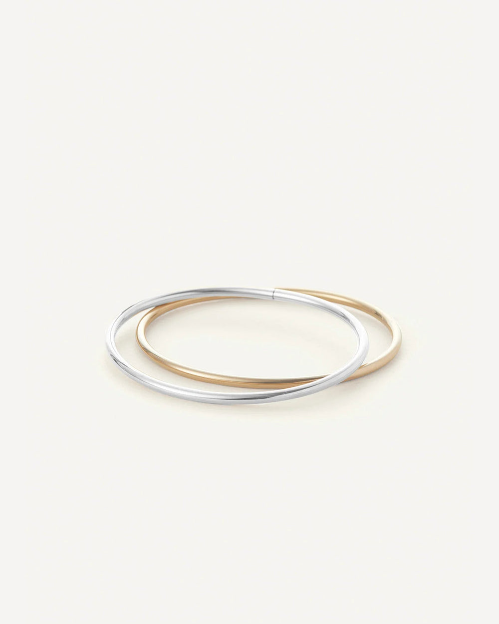 Dane Bangle Set 2 pack in gold/silver - obligato