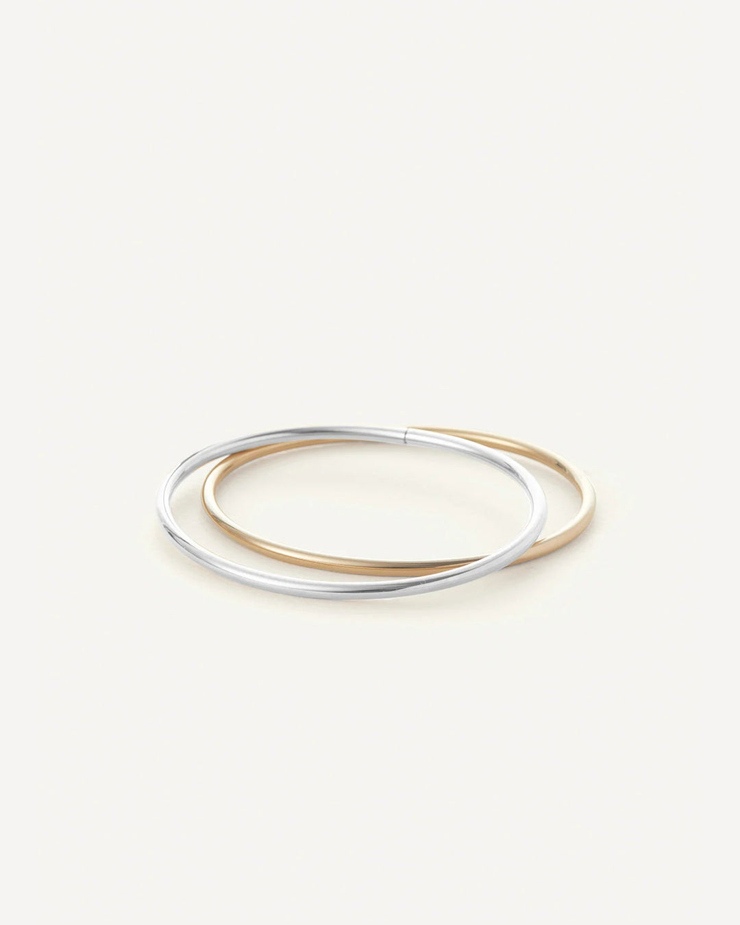 Dane Bangle Set 2 pack in gold/silver - obligato