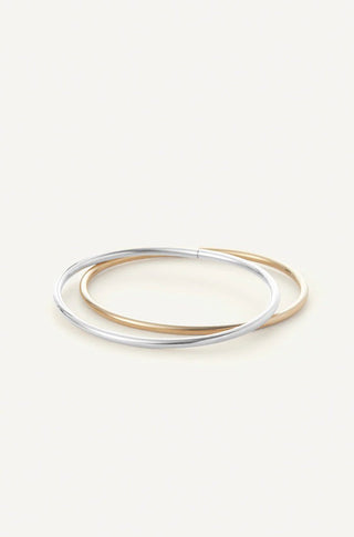 Dane Bangle Set Two Tone - obligato