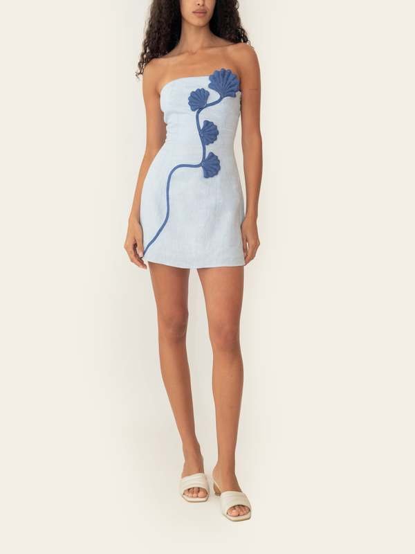 Dante Dress - Wave Blue - obligato