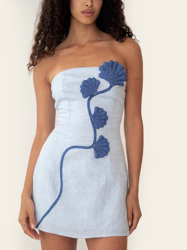 Dante Dress - Wave Blue - obligato