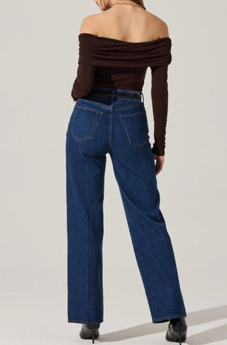 Datia Top in Brown - obligato