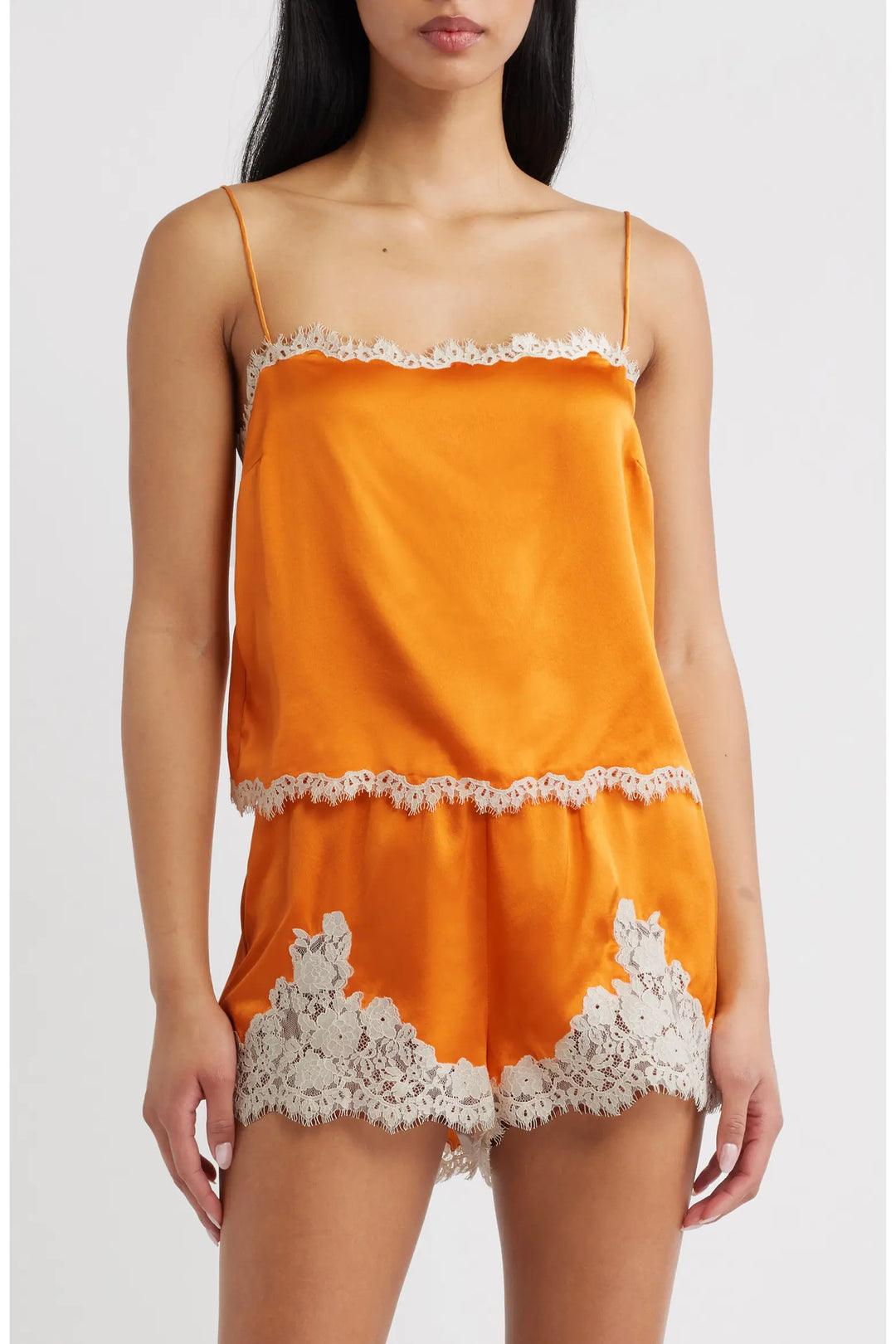 Loure Top in Tangerine