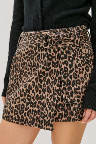 Deanna Skirt in Leopard - obligato
