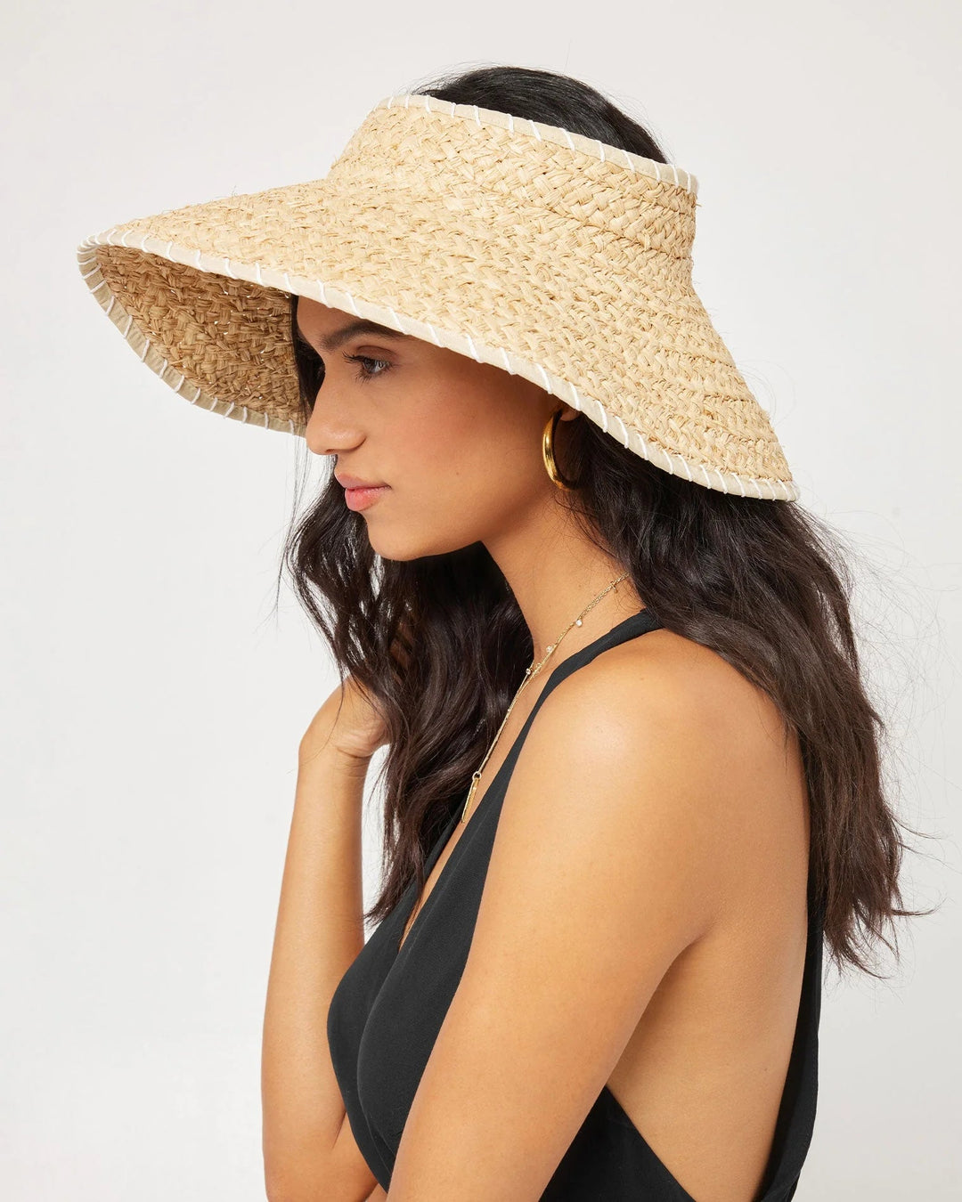 Del Mar Roll Up Hat in Natural - obligato