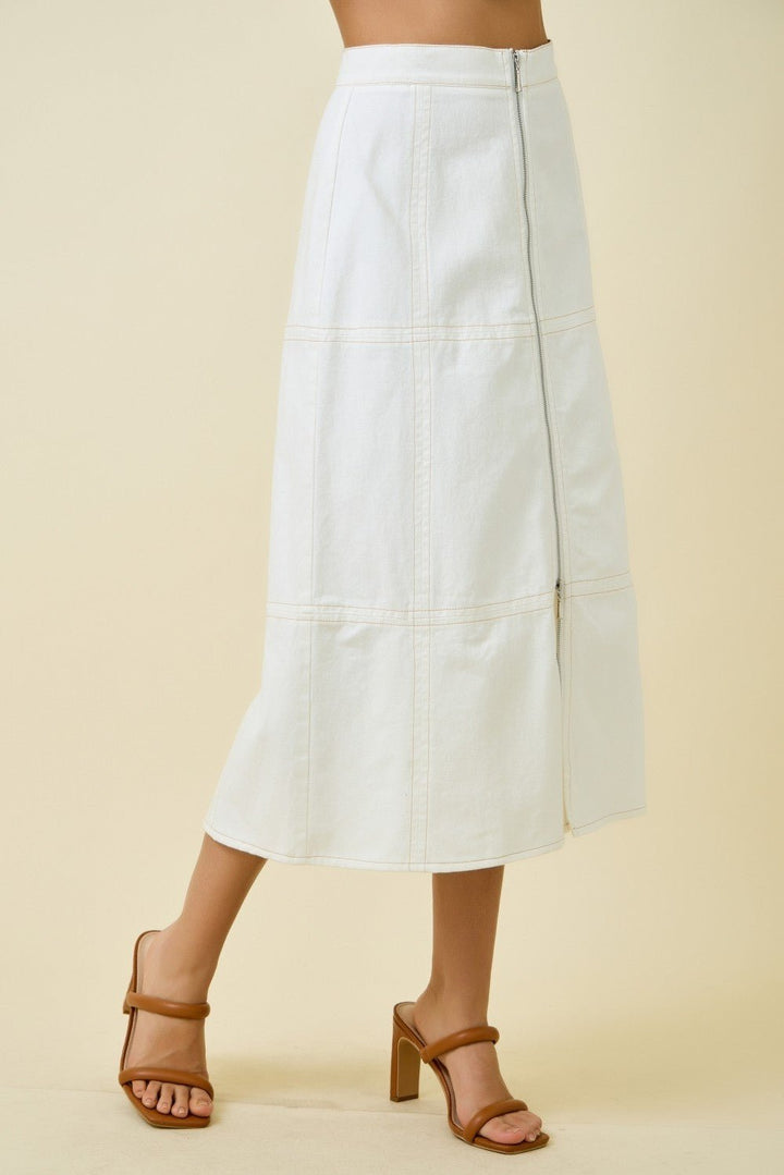 Denim Midi Skirt - obligato